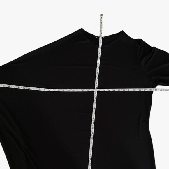 LIVD Women's Glam Parachute Side Maxi Dress in Black Size 2X Statement Piece - Picture 5 of 7